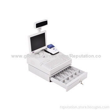 101 Keyboard/LED PoS Machine, 300W Power, 405*405*120mm Cash Drawer Size